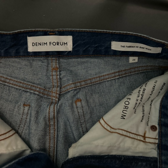 Denim Forum The Farrah hi-rise Cargo Jean ARITIZA - Picture 2 of 2